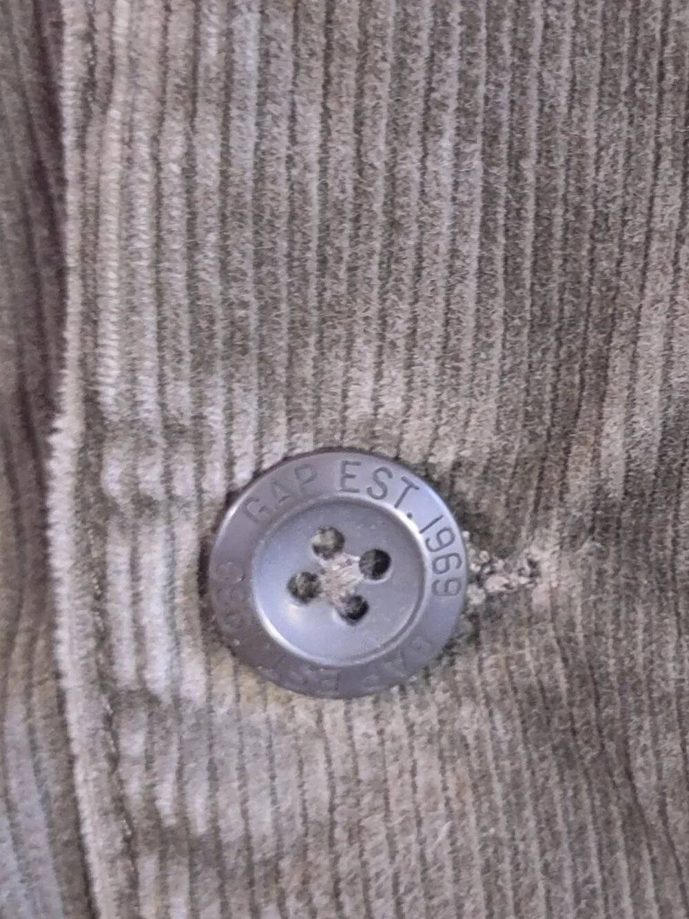 Vintage GAP Corduroy Chore Jacket Insulated Kid Medium (8-10) Utility Barn